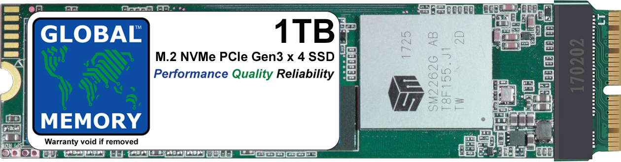 1TB M.2 PCIe Gen3 x4 NVMe SSD FOR MACBOOK PRO RETINA (LATE 2013 - MID 2014 - EARLY/MID 2015)